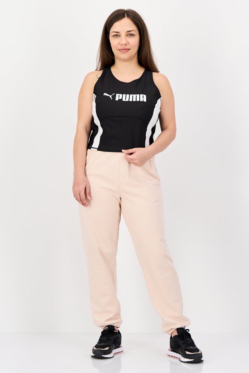 PUMA Women Sportswear Fit Sleeveless Training Tank Top, Black - Image 3